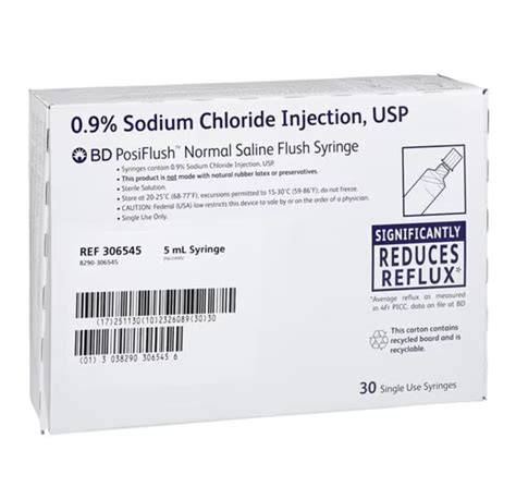 Volume Of Normal Saline Flush Nrp