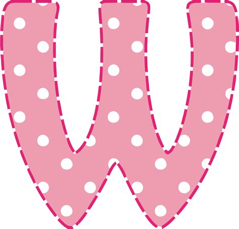 W Illustration. Clip Art