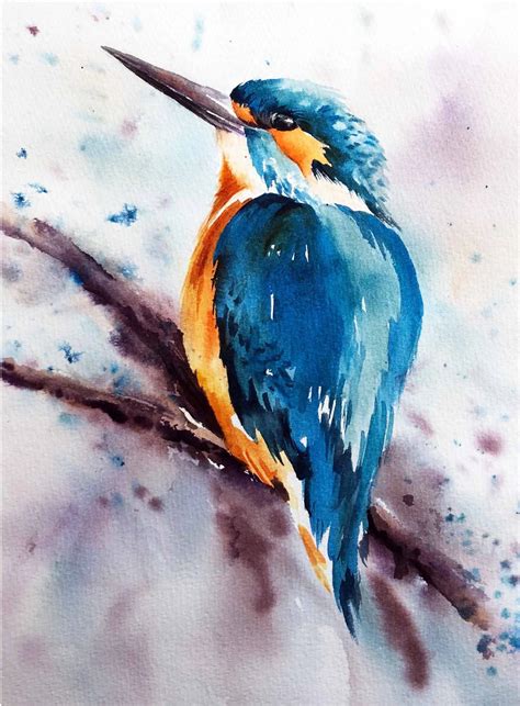 Watercolour Painting Of V