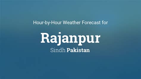 Weather City Rajanpur