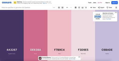 Web Color Palette