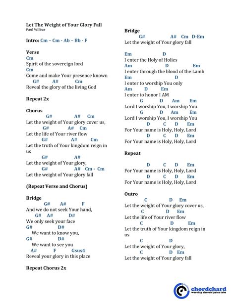 Weight Of Your Glory Lyrics