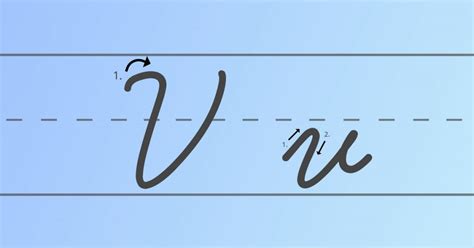 What Does A Cursive V Look Like