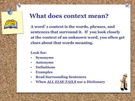What Does Context Mean