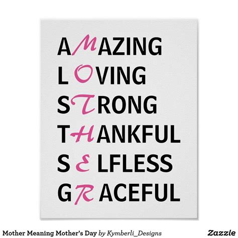What Does H Means For Mother