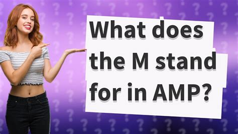 What Does M Stand For