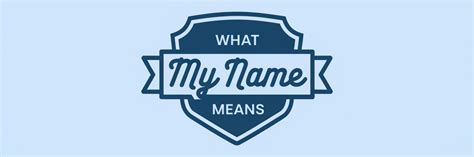 What Does  Mean In Name