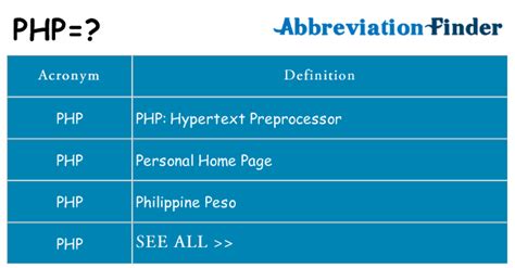 What Does Mean In Php