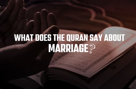 What Does Quran Say About Marriage