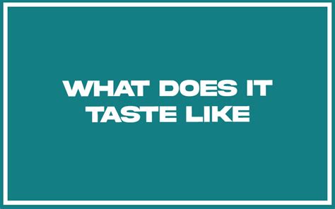 What Does Taste Like Smoke