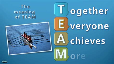 What Does Team Mean