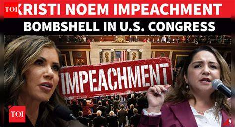 What Happens If Kristi Noem Is Impeached