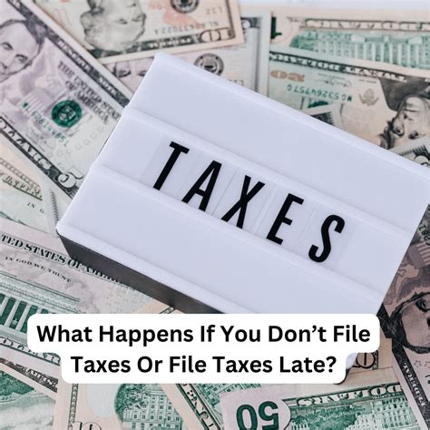 What Happens If You Don't File Taxes