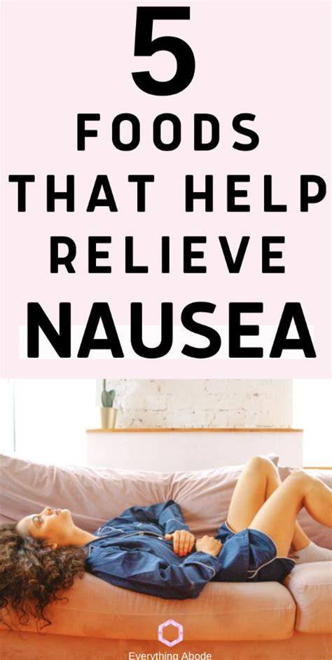 What Helps With Nausea
