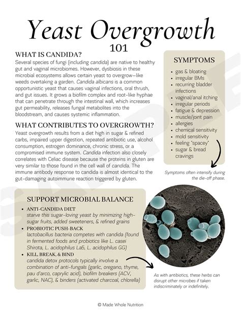 What Helps With Yeast Overgrowth