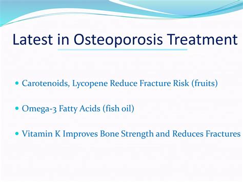What Improves Osteoporosis
