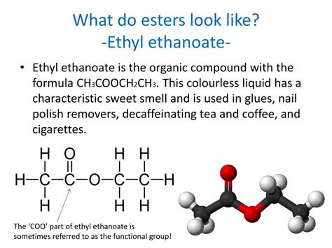 What Is The Smell Of Ethyl Ethanoate