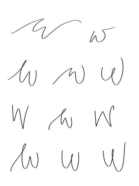 What Is W Look Like