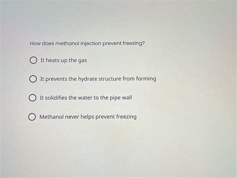 What Prevents Gas From Forming