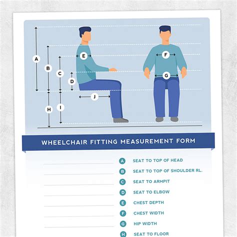 Wheelchair Measurement Form