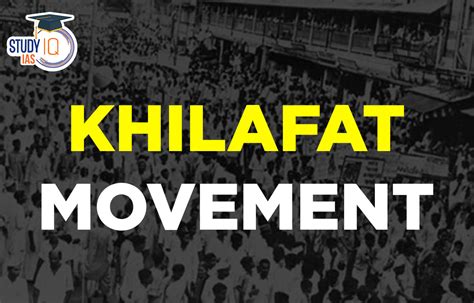 When Did Start Khilafat Movement