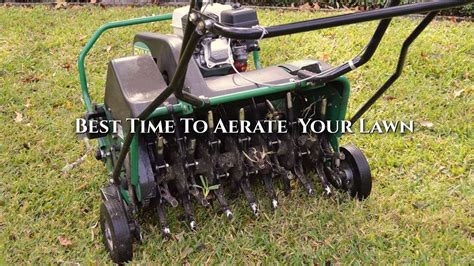 When Is Best Time To Aerate Lawn