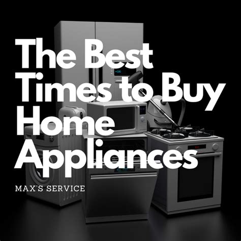 When Is Best Time To Buy Appliances
