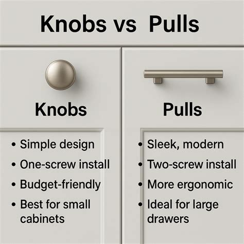 When To Use Knobs Vs Pulls