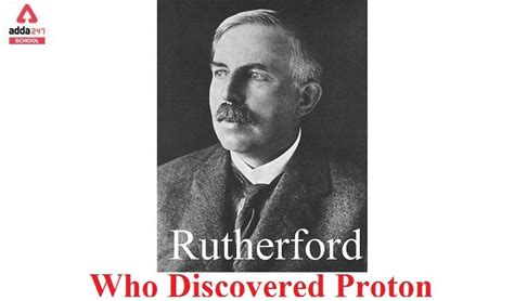 When Was Discovered The Proton