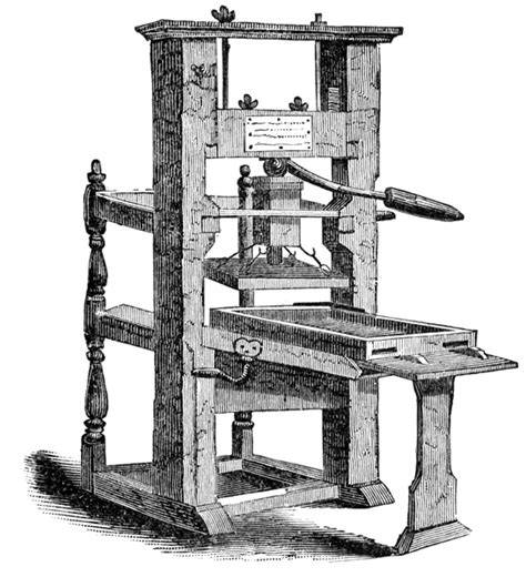 When Was Invention Of The Printing Press