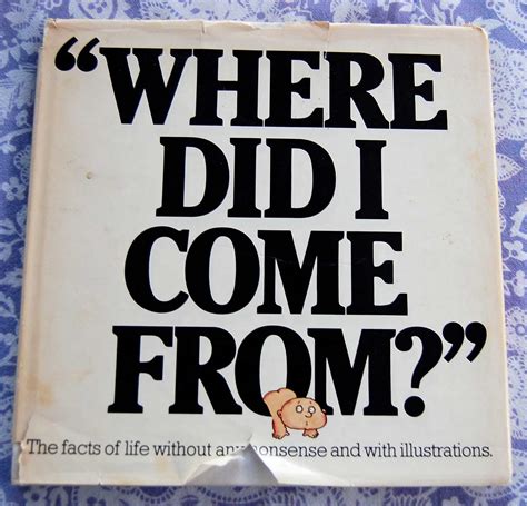 Where Did I Come From Kids Book