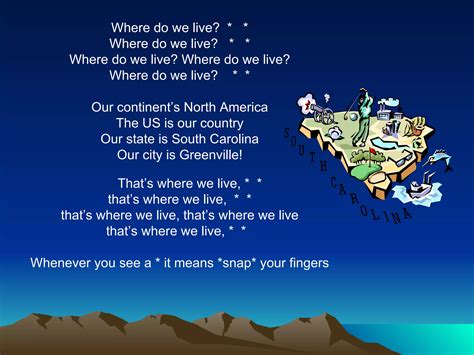 Where Do We Live