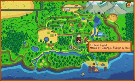 Where Does George Live Stardew Valley