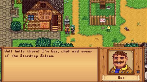 Where Does Gus Live In Stardew Valley