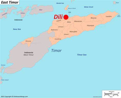 Where Is Dili Located On A Map