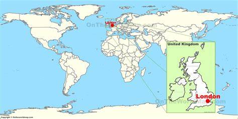 Where Is Located London In World Map