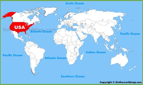 Where Is Located Usa In World Map