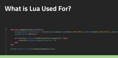 Where Is Lua Used