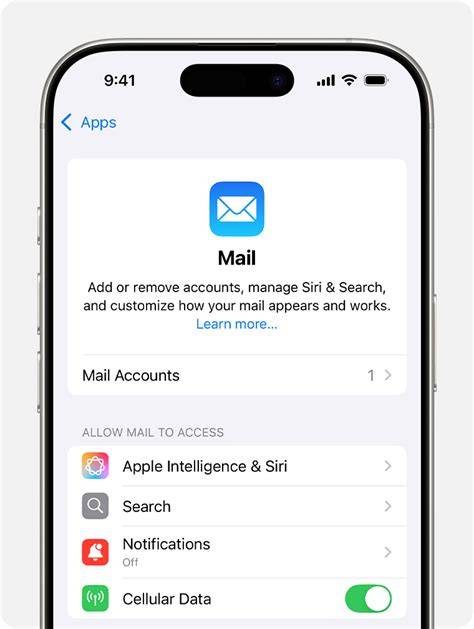 Where To Find Email Settings On Iphone
