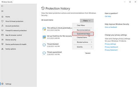 Where To Find Quarantined Files Windows 11