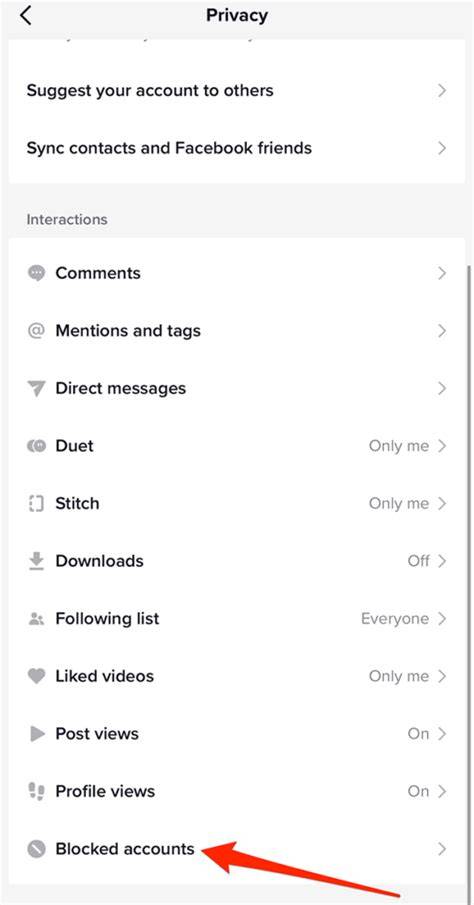 Where To See Blocked Accounts On Tiktok