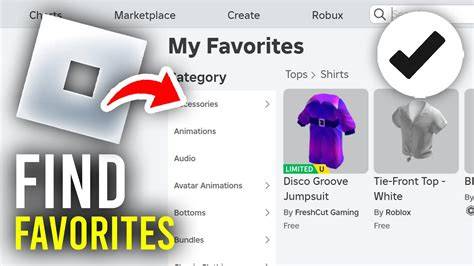 Where To See Favorites In Roblox