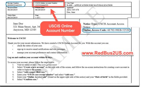 Where To See Uscis Online Account Number