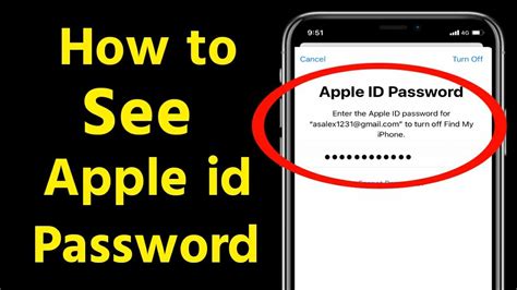 Where To See Your Apple Id Password