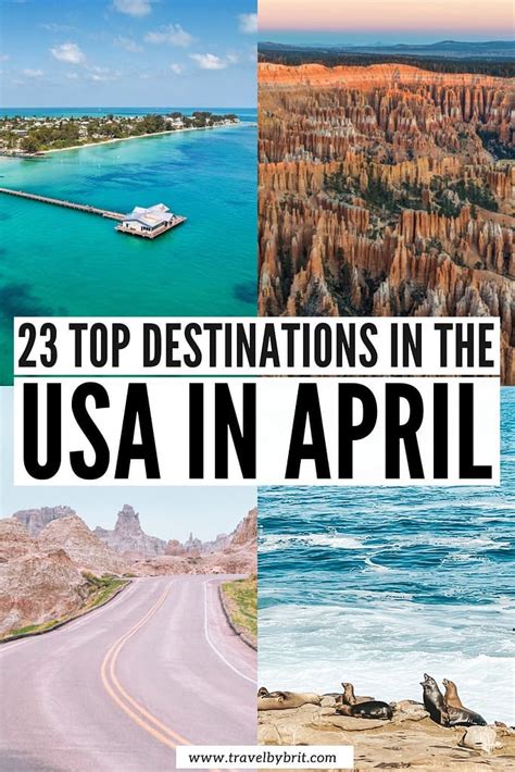Where To Visit Usa In April