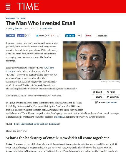 Who Invented Email