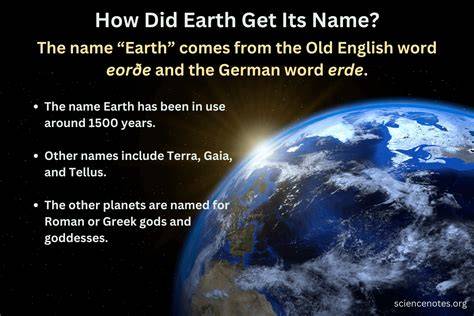 Who Named The Earth