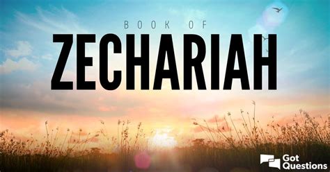 Who Wrote Zechariah In The Bible