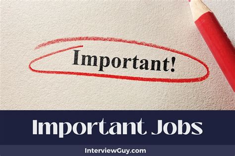 Why Is Important Jobs
