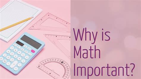 Why Is Important Mathematics